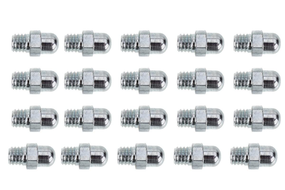 20 x Schmiernippel, Kugelwulstschmierkopf M6x1 DIN 3402 - alte Form 20 x Schmiernippel, Kugelwulstschmierkopf M6x1 DIN 3402 - alte Form von MMM
