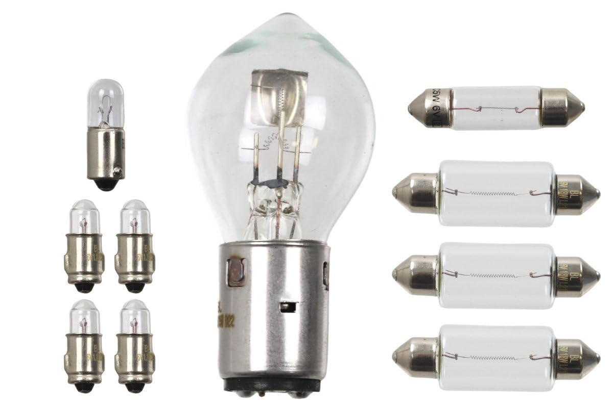 Glühbirnen für MZ ES 175, 250, 300-6V (Lampenset, Glühbirnensatz) von MMM
