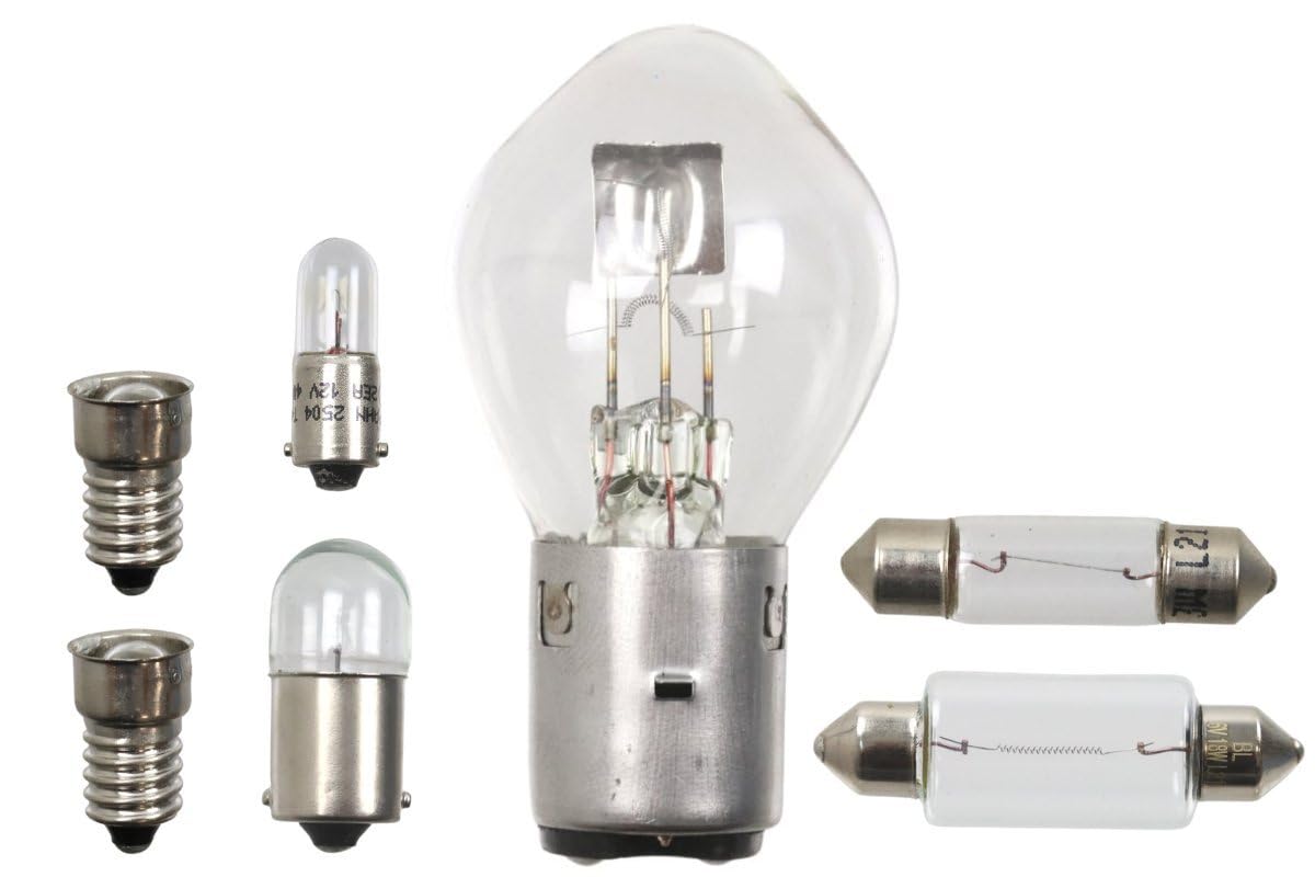 Glühbirnen für MZ IFA, BK 350-12V (Lampenset, Glühbirnensatz) von MMM