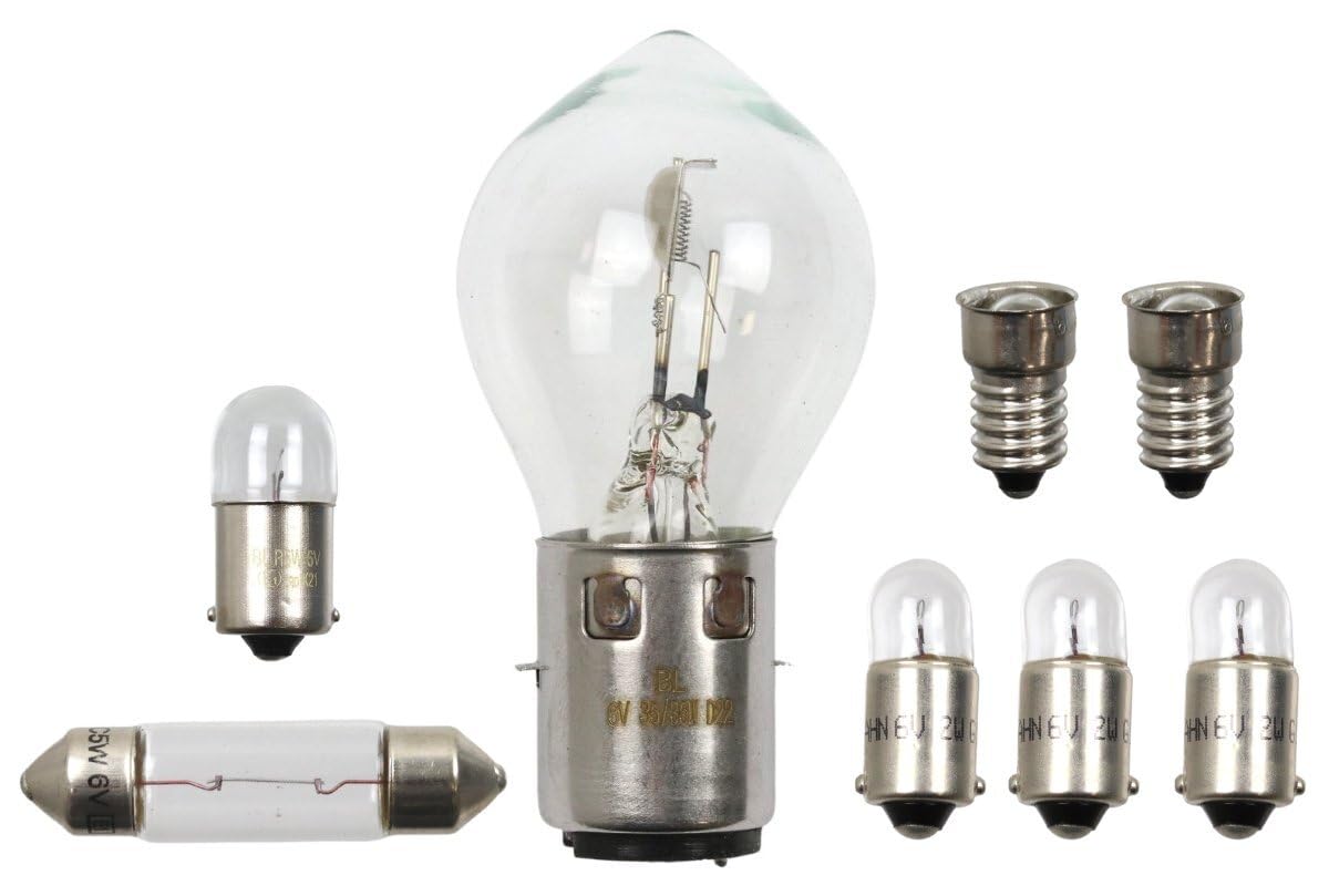 Glühbirnen für MZ RT 125/3-6V (Lampenset, Glühbirnensatz) von MMM