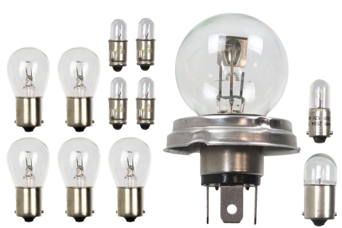 Glühbirnen für MZ TS 125, 150-12V (Lampenset, Glühbirnensatz) von MMM