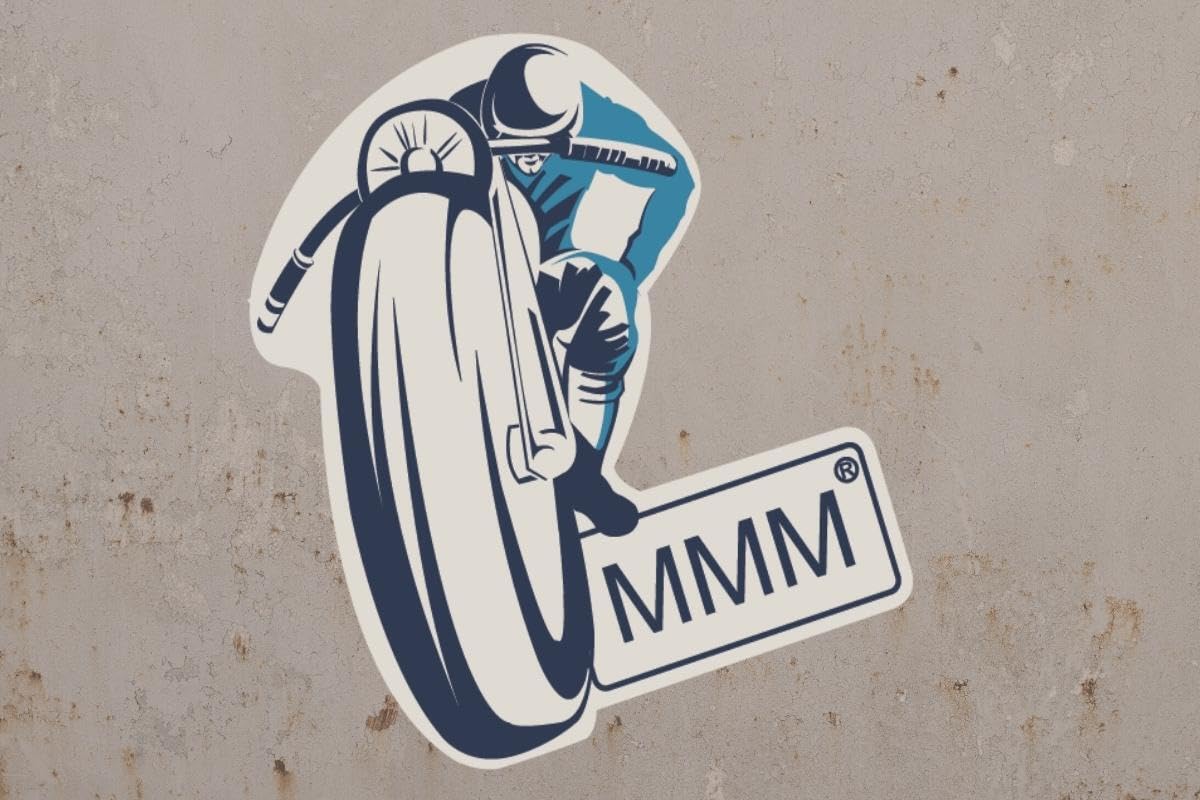 MMM - Aufkleber "Motorradfahrer - klassisch" von MMM