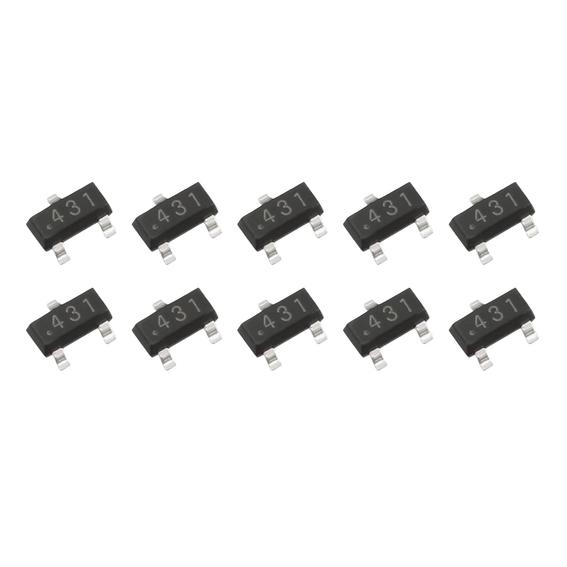 10 Stück Referenz Spannungsregler Shunt TL431 TL431A SMD SOT-23 10 Stück Referenz Spannungsregler Shunt TL431 TL431A SMD SOT-23 von MMMO