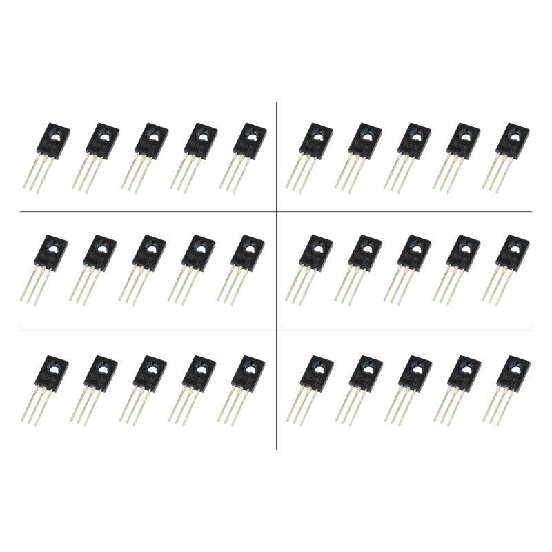 30 Transistoren NPN und PNP BD135 BD136 BD137 BD138 BD139 BD140 von MMMO
