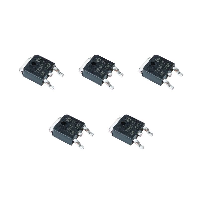 5 Stück Spannungsregler 12 V 500 mA 7812 78M12 L78M12 L78M12C LM78M12 TO-252 DPAK von MMMO