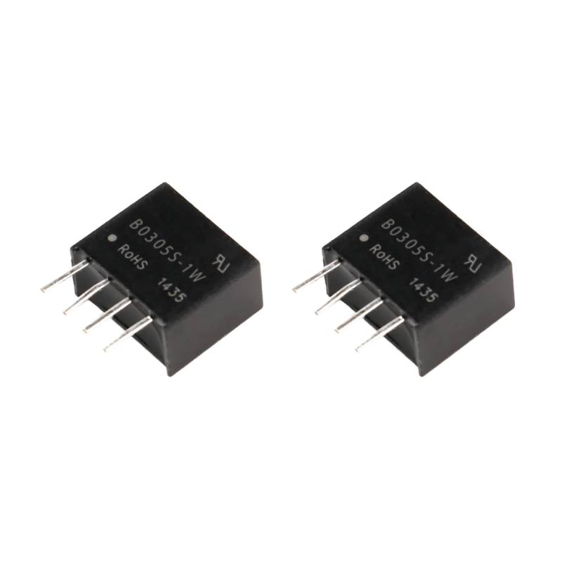 B0305S-1W DC-DC Isolierter Konverter 3.3V auf 5V 200mA 1W SIP - 2 Stück von MMMO
