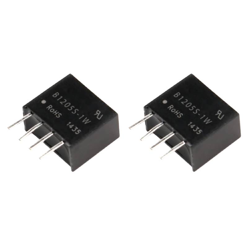 B1205S-1W DC-DC Isolierter Konverter 12V auf 5V 200mA 1W SIP - 2 Stück von MMMO