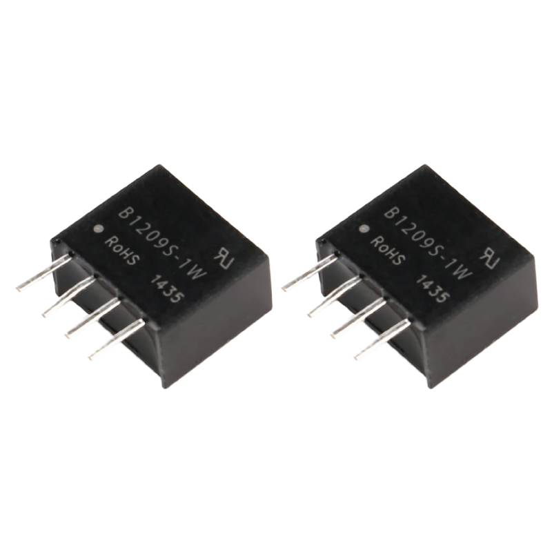 B1209S-1W 12V zu 9V 111mA 1W SIP Isolierter DC-DC Konverter - 2 Stück von MMMO