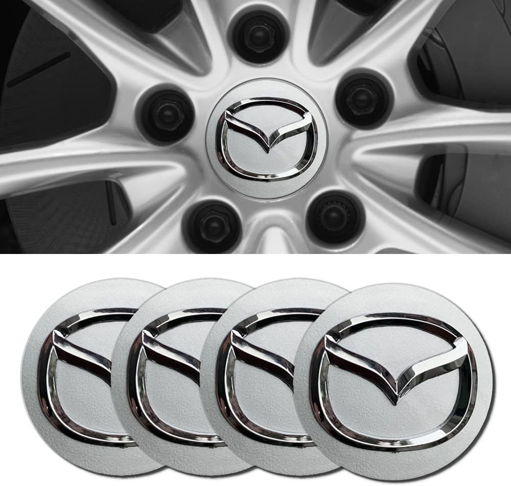 4 Stück Radkappenaufkleber für Mazda CX-5 CX-7 CX-8 M6 MX5 RX7 RX8 A8 CX9 X MX, Auto-Radkappen-Dekorationsaufkleber Einfach zu Verwenden für Die Autoraddekoration,B 4 Stück Radkappenaufkleber für Mazda CX-5 CX-7 CX-8 M6 MX5 RX7 RX8 A8 CX9 X MX, Auto-Radkappen-Dekorationsaufkleber Einfach zu Verwenden für Die Autoraddekoration,B von MMPZZ