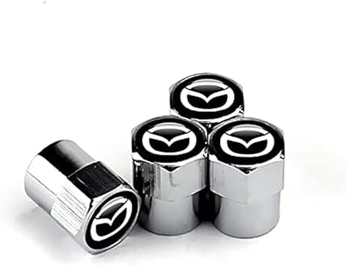 4 Stück Ventilkappen für Autoreifen und - räder für Mazda, Autoventil Kappe, Reifen Ventilkappen Auto Zubehör 4 Stück Ventilkappen für Autoreifen und - räder für Mazda, Autoventil Kappe, Reifen Ventilkappen Auto Zubehör von MMPZZ
