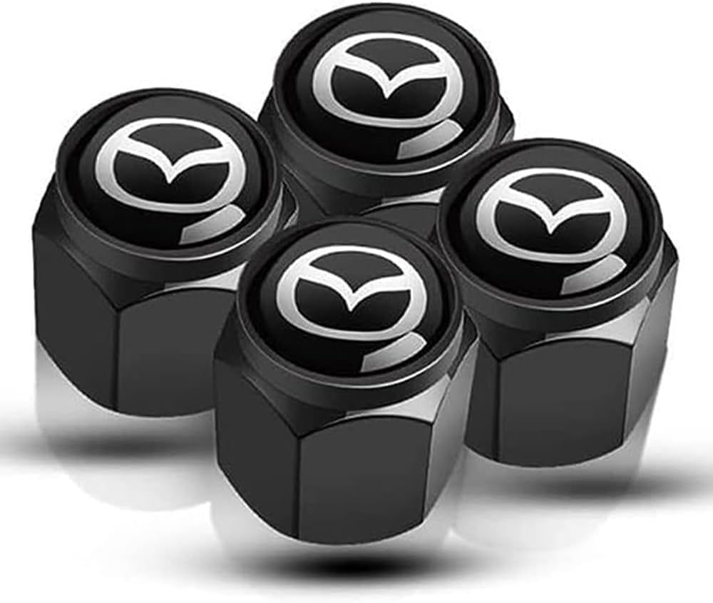 4 Stück Ventilkappen für Autoreifen und - räder für Mazda, Autoventil Kappe, Reifen Ventilkappen Auto Zubehör 4 Stück Ventilkappen für Autoreifen und - räder für Mazda, Autoventil Kappe, Reifen Ventilkappen Auto Zubehör von MMPZZ