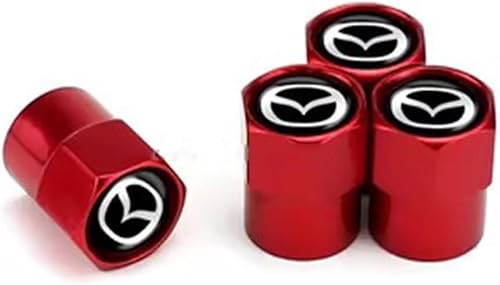 4 Stück Ventilkappen für Autoreifen und - räder für Mazda CX5 CX7 CX9 CX-5 CX3 MX-5, Autoventil Kappe, Reifen Ventilkappen Auto Zubehör,D 4 Stück Ventilkappen für Autoreifen und - räder für Mazda CX5 CX7 CX9 CX-5 CX3 MX-5, Autoventil Kappe, Reifen Ventilkappen Auto Zubehör,D von MMPZZ