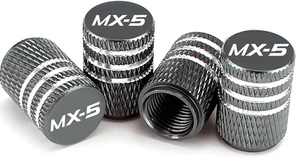 4 Stück Ventilkappen für Autoreifen und - räder für Mazda MX-5, Autoventil Kappe, Reifen Ventilkappen Auto Zubehör,D 4 Stück Ventilkappen für Autoreifen und - räder für Mazda MX-5, Autoventil Kappe, Reifen Ventilkappen Auto Zubehör,D von MMPZZ