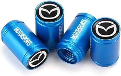 4 Stück Ventilkappen für Autoreifen und - räder für Mazda MX5, Autoventil Kappe, Reifen Ventilkappen Auto Zubehör,A 4 Stück Ventilkappen für Autoreifen und - räder für Mazda MX5, Autoventil Kappe, Reifen Ventilkappen Auto Zubehör,A von MMPZZ