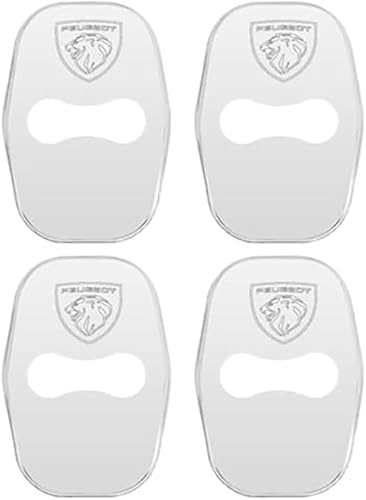 MMPZZ 4 Stück Autotürschlossabdeckung für Peugeot E-208 2008 508 5008 308 3008 2000-2022 2023 2024, Auto Türschloss Abdeckung Türschlossabdeckung Schutzkappe für Auto Dekor,B MMPZZ 4 Stück Autotürschlossabdeckung für Peugeot E-208 2008 508 5008 308 3008 2000-2022 2023 2024, Auto Türschloss Abdeckung Türschlossabdeckung Schutzkappe für Auto Dekor,B von MMPZZ
