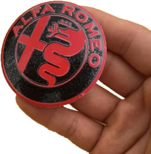 MMPZZ 4 Stück Radkappenaufkleber für Alfa Romeo 50mm, Auto-Radkappen-Dekorationsaufkleber Einfach zu Verwenden für Die Autoraddekoration,A MMPZZ 4 Stück Radkappenaufkleber für Alfa Romeo 50mm, Auto-Radkappen-Dekorationsaufkleber Einfach zu Verwenden für Die Autoraddekoration,A von MMPZZ
