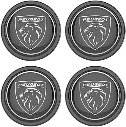 MMPZZ 4 Stück Radkappenaufkleber für Peugeot, 56mm, Auto-Radkappen-Dekorationsaufkleber Einfach zu Verwenden für Die Autoraddekoration,B MMPZZ 4 Stück Radkappenaufkleber für Peugeot, 56mm, Auto-Radkappen-Dekorationsaufkleber Einfach zu Verwenden für Die Autoraddekoration,B von MMPZZ