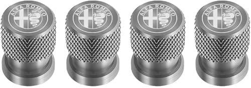 MMPZZ 4 Stück Ventilkappen für Autoreifen und - räder für Alfa Romeo 147 156 164 166 159 MITO Giulia Giulietta Stelvio, Autoventil Kappe, Reifen Ventilkappen Auto Zubehör,C MMPZZ 4 Stück Ventilkappen für Autoreifen und - räder für Alfa Romeo 147 156 164 166 159 MITO Giulia Giulietta Stelvio, Autoventil Kappe, Reifen Ventilkappen Auto Zubehör,C von MMPZZ