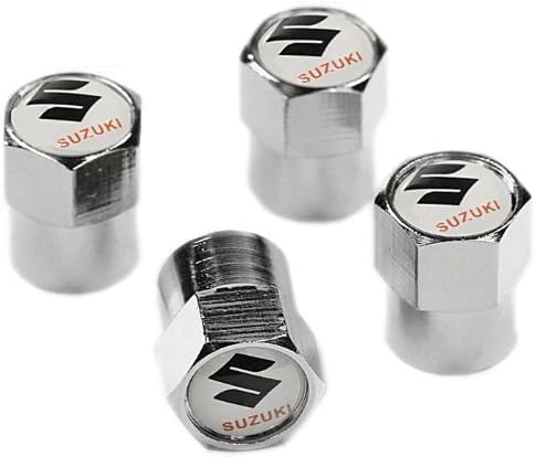 MMPZZ 4 Stück Ventilkappen für Autoreifen und - räder für Suzuki, Autoventil Kappe, Reifen Ventilkappen Auto Zubehör MMPZZ 4 Stück Ventilkappen für Autoreifen und - räder für Suzuki, Autoventil Kappe, Reifen Ventilkappen Auto Zubehör von MMPZZ