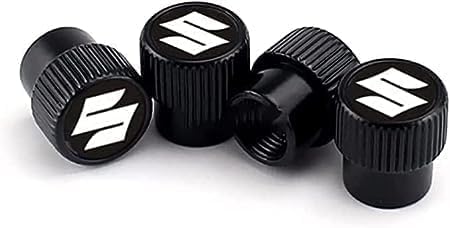 MMPZZ 4 Stück Ventilkappen für Autoreifen und - räder für Suzuki Swift SX4 Vitara Jimny S-Cross, Autoventil Kappe, Reifen Ventilkappen Auto Zubehör,A MMPZZ 4 Stück Ventilkappen für Autoreifen und - räder für Suzuki Swift SX4 Vitara Jimny S-Cross, Autoventil Kappe, Reifen Ventilkappen Auto Zubehör,A von MMPZZ