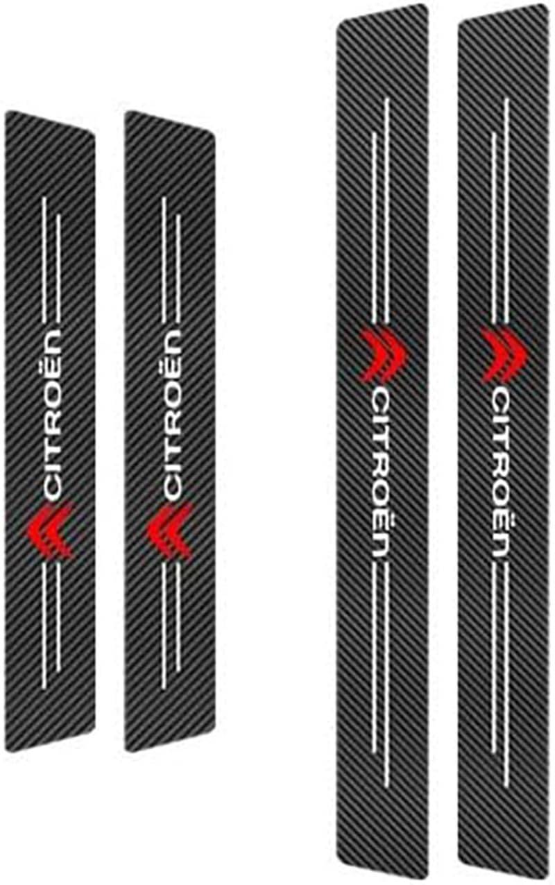 MMPZZ Auto Einstiegsleisten Schutzfolie Kohlefaser Türschweller für Citroen Jumpy 2012 2013 2014 2015, Anti Scratch Türschweller Schutz Leisten Auto Zubehör von MMPZZ