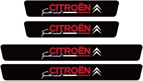 MMPZZ Auto Einstiegsleisten Schutzfolie Kohlefaser Türschweller für Citroen Sport Racing Saxo VTS DS3, Anti Scratch Türschweller Schutz Leisten Auto Zubehör,H MMPZZ Auto Einstiegsleisten Schutzfolie Kohlefaser Türschweller für Citroen Sport Racing Saxo VTS DS3, Anti Scratch Türschweller Schutz Leisten Auto Zubehör,H von MMPZZ