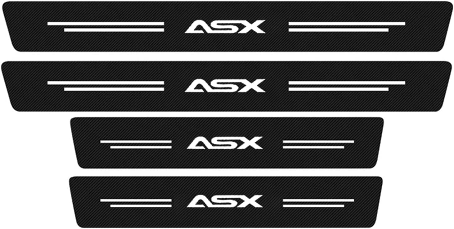 MMPZZ Auto Einstiegsleisten Schutzfolie Kohlefaser Türschweller für Mitsubishi ASX Pajero Outlander Eclipse Cross, Anti Scratch Türschweller Schutz Leisten Auto Zubehör,ASX MMPZZ Auto Einstiegsleisten Schutzfolie Kohlefaser Türschweller für Mitsubishi ASX Pajero Outlander Eclipse Cross, Anti Scratch Türschweller Schutz Leisten Auto Zubehör,ASX von MMPZZ