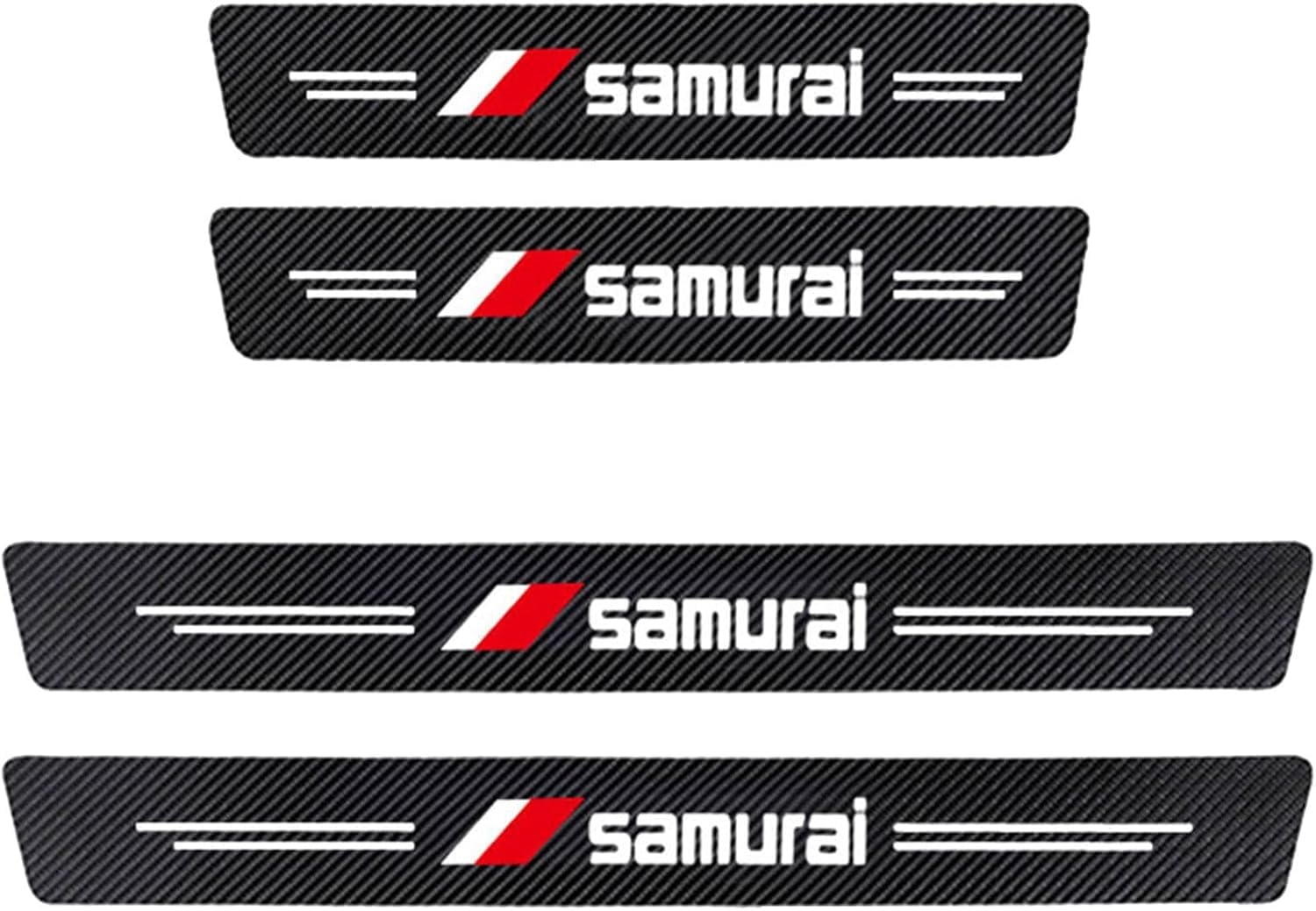 MMPZZ Auto Einstiegsleisten Schutzfolie Kohlefaser Türschweller für Suzuki Samurai, Anti Scratch Türschweller Schutz Leisten Auto Zubehör MMPZZ Auto Einstiegsleisten Schutzfolie Kohlefaser Türschweller für Suzuki Samurai, Anti Scratch Türschweller Schutz Leisten Auto Zubehör von MMPZZ