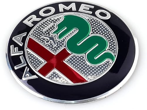 MMPZZ Auto Logo Aufkleber für Alfa Romeo Giulietta, Kühlergrill Logo & Kofferraum-Emblem Emblem Emblem Heckklappe Kofferraum Kotflügel Auto Dekoration,D MMPZZ Auto Logo Aufkleber für Alfa Romeo Giulietta, Kühlergrill Logo & Kofferraum-Emblem Emblem Emblem Heckklappe Kofferraum Kotflügel Auto Dekoration,D von MMPZZ