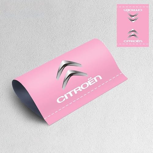 MMPZZ Auto Logo Aufkleber für Citroen C1 C2 C6 C8 Berlingo DS3 DS4 DS5, Kühlergrill Logo & Kofferraum-Emblem Emblem Emblem Heckklappe Kofferraum Kotflügel Auto Dekoration,Pink MMPZZ Auto Logo Aufkleber für Citroen C1 C2 C6 C8 Berlingo DS3 DS4 DS5, Kühlergrill Logo & Kofferraum-Emblem Emblem Emblem Heckklappe Kofferraum Kotflügel Auto Dekoration,Pink von MMPZZ