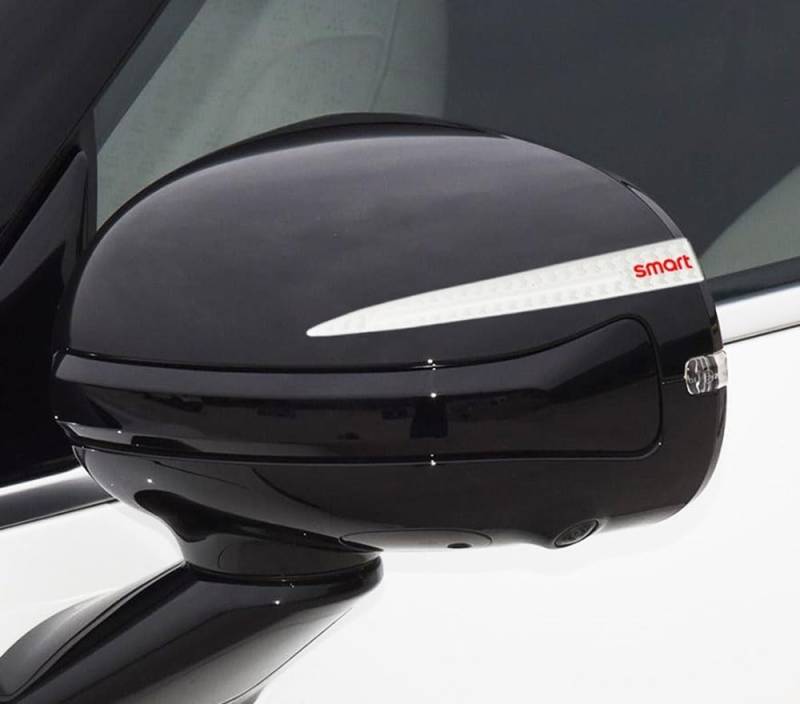 MMPZZ Auto Logo Aufkleber für Smart 450 451 453, Kühlergrill Logo & Kofferraum-Emblem Emblem Emblem Heckklappe Kofferraum Kotflügel Auto Dekoration von MMPZZ
