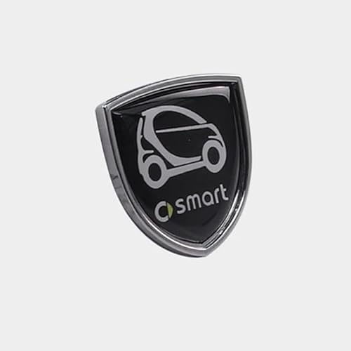 MMPZZ Auto Logo Aufkleber für Smart 450 451 453 Fortwo Forfour, Kühlergrill Logo & Kofferraum-Emblem Emblem Emblem Heckklappe Kofferraum Kotflügel Auto Dekoration,B MMPZZ Auto Logo Aufkleber für Smart 450 451 453 Fortwo Forfour, Kühlergrill Logo & Kofferraum-Emblem Emblem Emblem Heckklappe Kofferraum Kotflügel Auto Dekoration,B von MMPZZ
