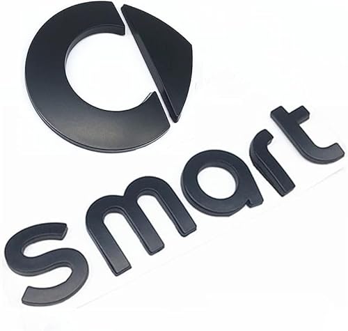 MMPZZ Auto Logo Aufkleber für Smart 453 451 Fortwo Forfour, Kühlergrill Logo & Kofferraum-Emblem Emblem Emblem Heckklappe Kofferraum Kotflügel Auto Dekoration,A MMPZZ Auto Logo Aufkleber für Smart 453 451 Fortwo Forfour, Kühlergrill Logo & Kofferraum-Emblem Emblem Emblem Heckklappe Kofferraum Kotflügel Auto Dekoration,A von MMPZZ