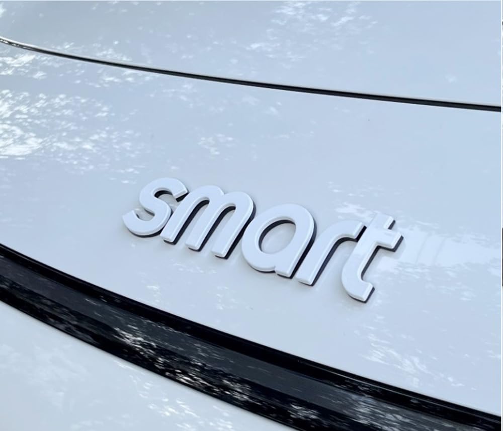 MMPZZ Auto Logo Aufkleber für Smart Forfour Fortwo 451 453, Kühlergrill Logo & Kofferraum-Emblem Emblem Emblem Heckklappe Kofferraum Kotflügel Auto Dekoration,F MMPZZ Auto Logo Aufkleber für Smart Forfour Fortwo 451 453, Kühlergrill Logo & Kofferraum-Emblem Emblem Emblem Heckklappe Kofferraum Kotflügel Auto Dekoration,F von MMPZZ