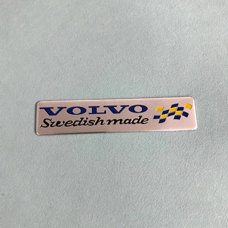 MMPZZ Auto Logo Aufkleber für Volvo, Kühlergrill Logo & Kofferraum-Emblem Emblem Emblem Heckklappe Kofferraum Kotflügel Auto Dekoration,E von MMPZZ