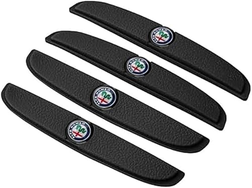 MMPZZ Auto Stoßstange Anti-Kratz-Streifen für Alfa Romeo 159 (939) 2005-2011, Autos Stoßstangenschutz Hinten Stoßstangenschutz für Autotüren Autozubehör,Black von MMPZZ