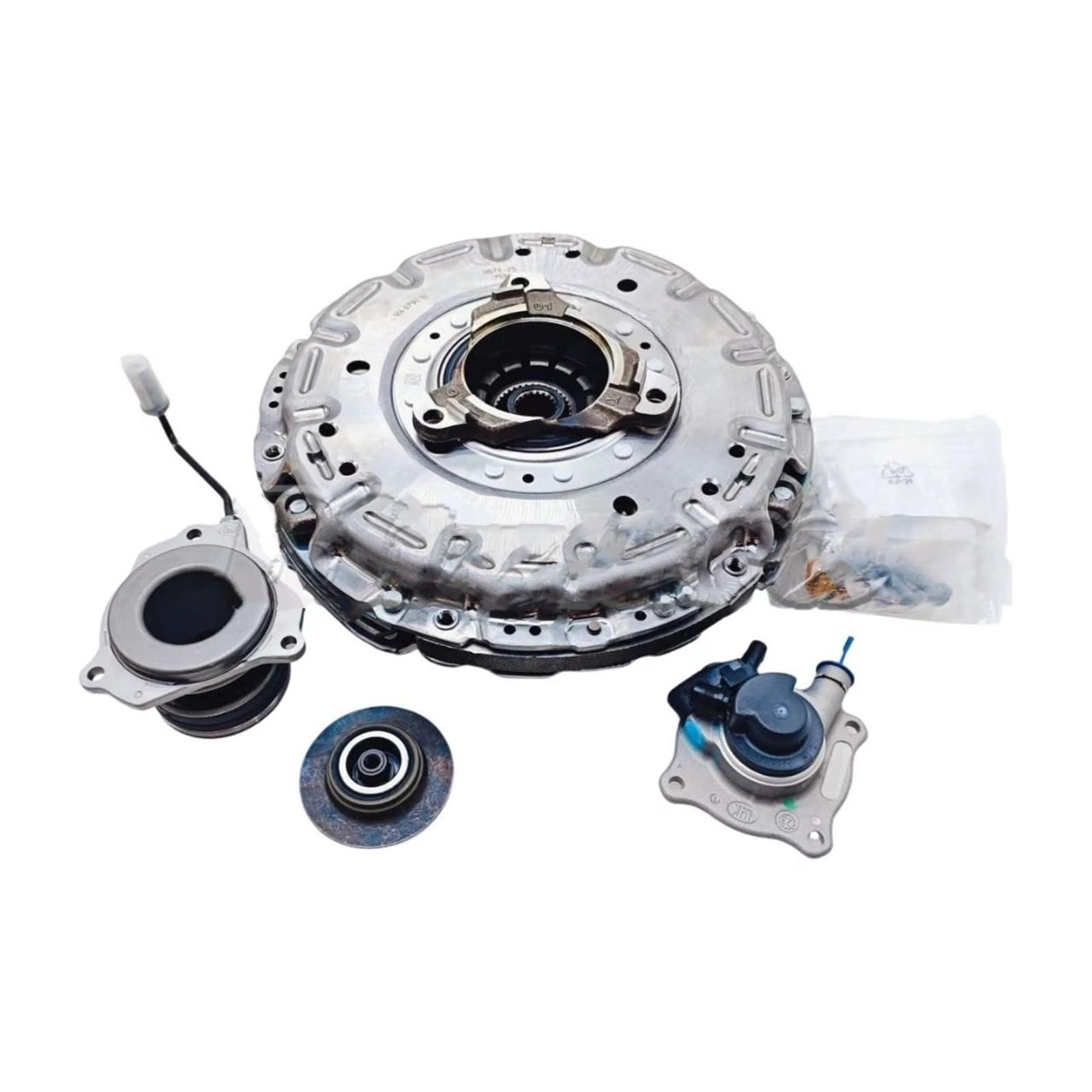 Kupplungsdruckplatte C635 C725 Trockene Doppelkupplungsgetriebe-Kupplungssatz 6020020000 Luke Passend für Fiat RITMO Passend für Fiat BR GAC GS4 Führungshülse Kupplung(2 Kit) von MNEVZX