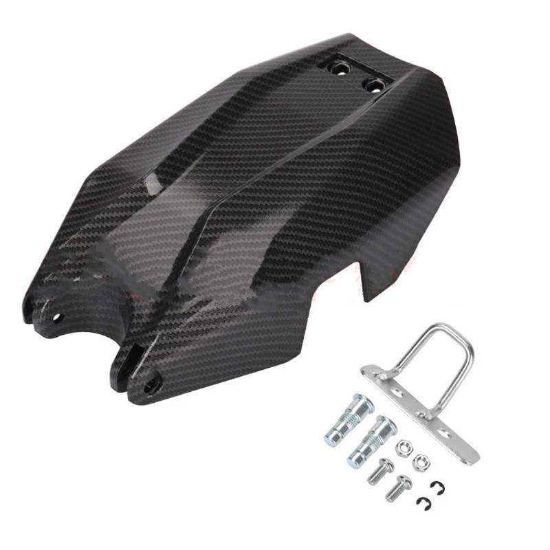 Motorrad Batterieabdeckung Kunststoff-Batterieabdeckung Verkleidung passend für Talaria Sting MX3/MX4 Motorrad Carbon Fiber Dirt Pit Bike Zubehör seitliche Batterie everkleidungsabdeckungen(Carbon Fib von MNEVZX