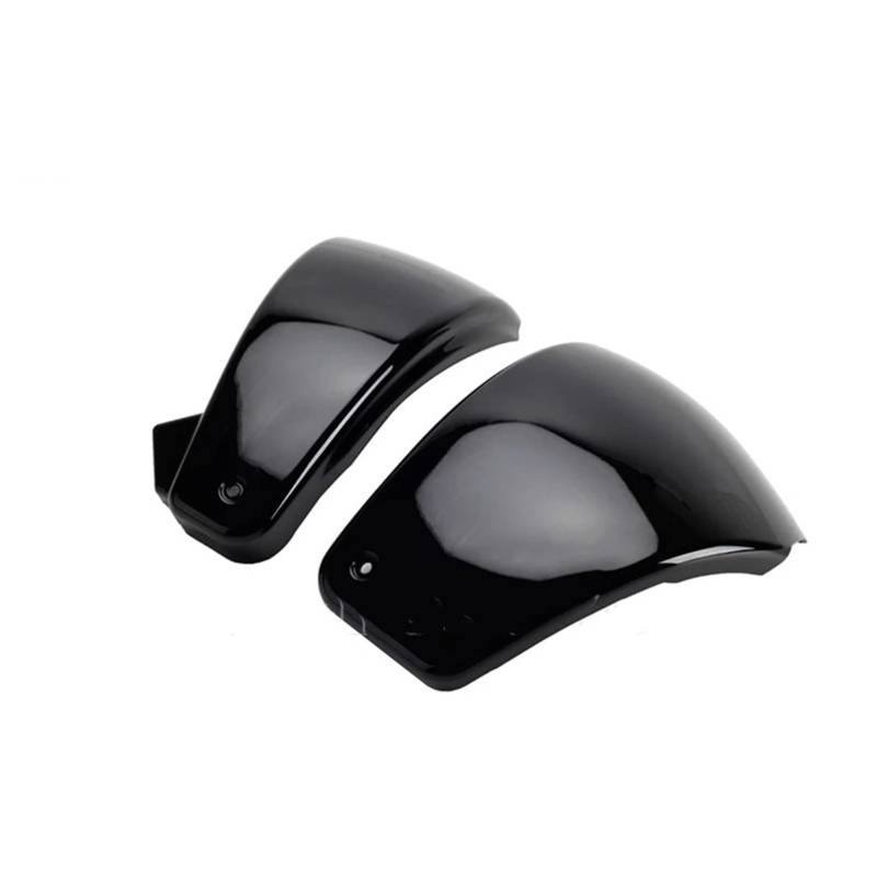Motorrad Batterieabdeckung Motorrad ABS Batterie Side Verkleidung Abdeckungen Fit Für Harley Softail Street Bob Low Rider Heritage Zubehör seitliche Batterie everkleidungsabdeckungen(Black B Smooth) von MNEVZX