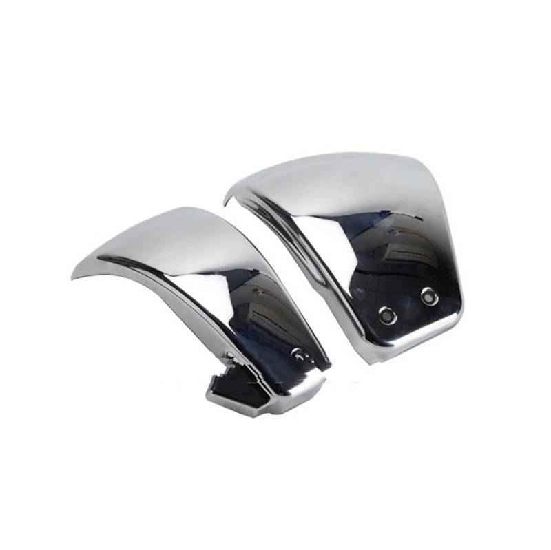 Motorrad Batterieabdeckung Motorrad ABS Batterie Side Verkleidung Abdeckungen Fit Für Harley Softail Street Bob Low Rider Heritage Zubehör seitliche Batterie everkleidungsabdeckungen(Chrome B Smooth) von MNEVZX