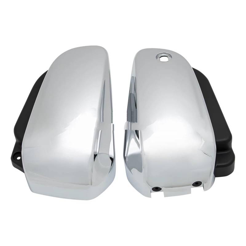 Motorrad Batterieabdeckung Motorrad Batterie Abdeckung Panel Verkleidung Seite Fit Für Kawasaki Vulcan Mean Streak VN1500 2002-2003 VN1600 2004-2008 seitliche Batterie everkleidungsabdeckungen(Chrome) von MNEVZX