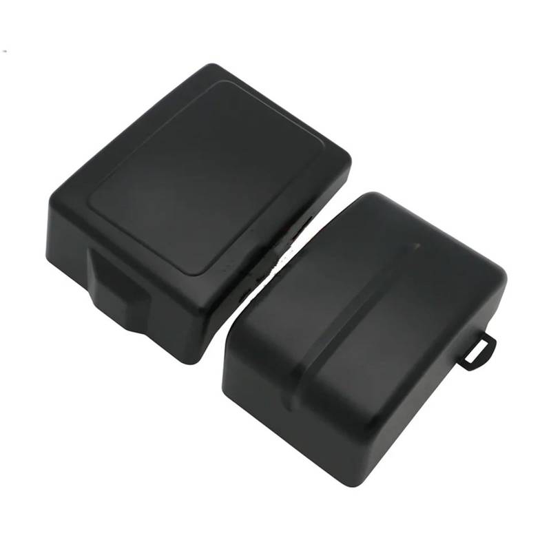Motorrad Batterieabdeckung Motorrad Schwarz Batterie Seite Verkleidung Rahmen Abdeckungen Kappe Fit Für Harley Dyna Street Fat Bob Super Glide Wide Glide Switchback FLD FXD seitliche Batterie everklei von MNEVZX
