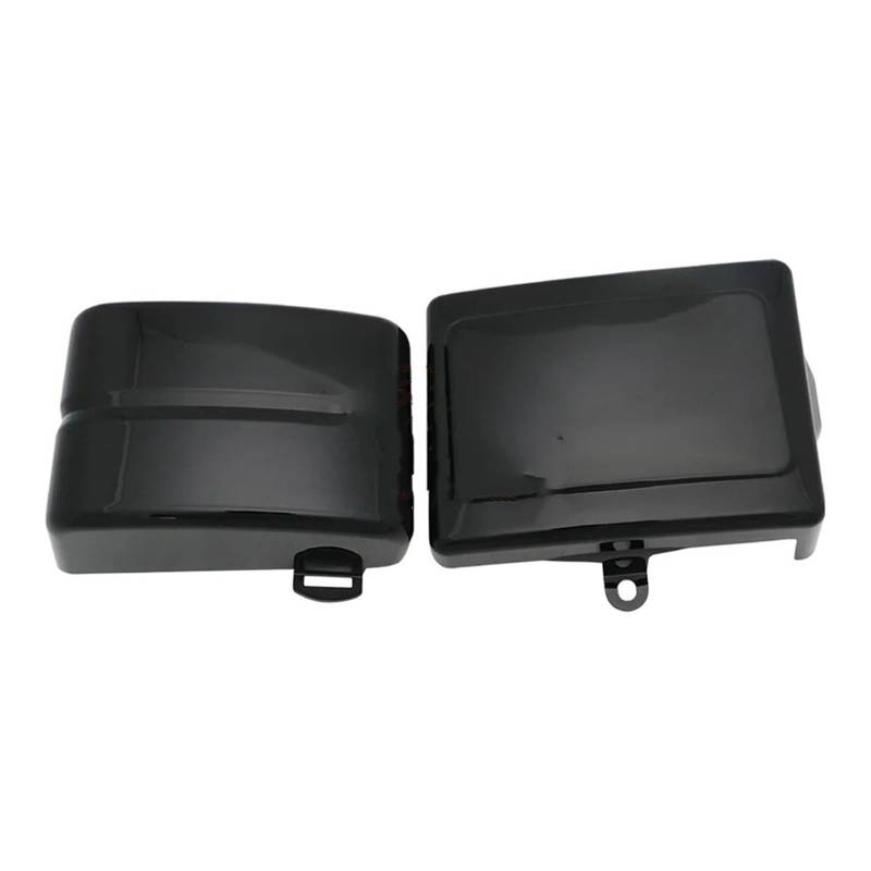 Motorrad Batterieabdeckung Passend für Harley Dyna Street Fat Bob Switchback Super Wide Glide FXDF FLD FXD FXDB FXDWG Batterieseitenverkleidungsabdeckungen seitliche Batterie everkleidungsabdeckungen( von MNEVZX