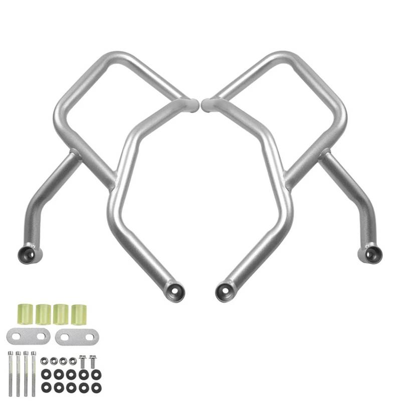 Motorrad Sturzbügel 800MT Motorschutzstoßstange Passend für CFMOTO 800 MT 2021 2022 2023 2024 Crash Bar Motorrad-Körperrahmenschutz Sturzbügel(Silver) von MNEVZX