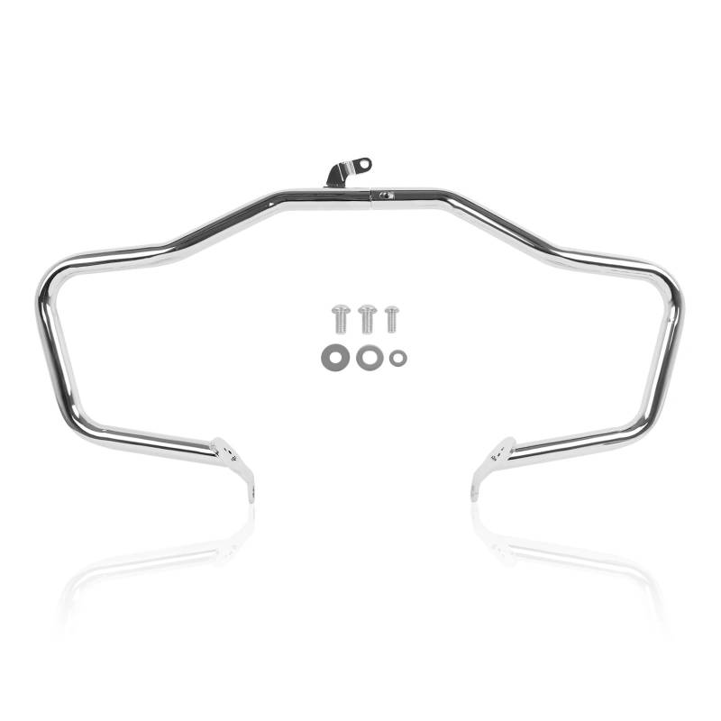 Motorrad Sturzbügel Motorrad Autobahn Crash Bars Motor Stunt Käfig Protector FIT Für BMW R18B R18TC R18 Klassische TC R18 BR 18 B 2020-2024 Sturzbügel(Chrome) von MNEVZX