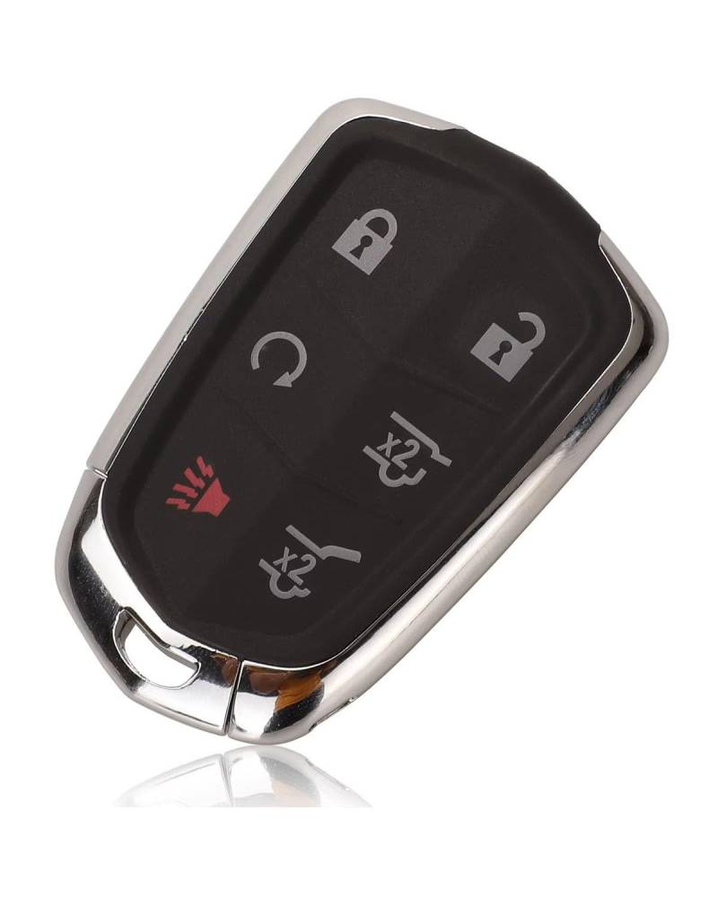 Auto SchlüSselgehäUse Für Cadillac Für Escalade ESV 2015 2016 2017 2018 2019 Autoschlüsselgehäuse Shell 3 4 5 6 Tasten SchlüSselgehäUse(6B) von MNNZHG