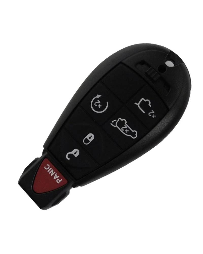 Auto SchlüSselgehäUse Für Dodge Für Grand Für Caravan Für Durango Für Charger Für Journey 6-Tasten-Schlüsselgehäuse Blanko-Gehäuse Fob-Abdeckung SchlüSselgehäUse von MNNZHG