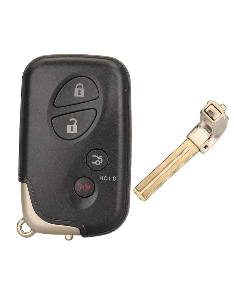 Auto SchlüSselgehäUse Für Lexus Für IS250 Für ES350 Für GS350 Für LS460 GS 2 3 4 Tasten Schlüsselgehäuse Schlüsselanhänger Keyless Entry Shell Blank SchlüSselgehäUse(4 Buttons) von MNNZHG
