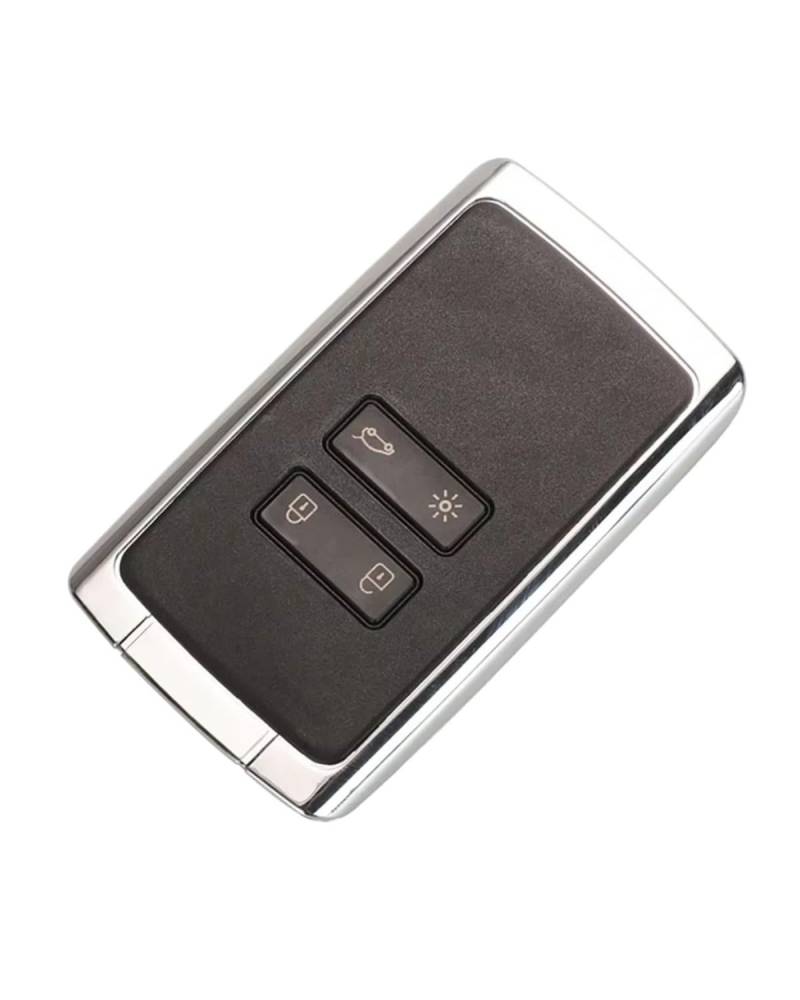 Auto SchlüSselgehäUse Für Renaultes Für Megane 4 Autoschlüsselgehäuse 4 Tasten Keyless Hitag Entry Cover Case SchlüSselgehäUse von MNNZHG
