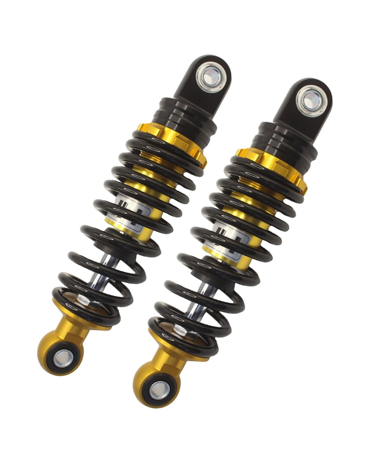 Federbein 220 Mm Für Mavericks N-Serie, Modifikation des Hinteren Stoßdämpfers, Einstellbare Härte, Hydraulischer Stoßdämpfer Am Hinteren Tank Stoßdämpfer Dämpfer(Golden 220mm) von MNNZHG